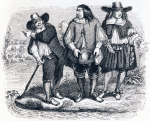 La mujer ahogada - Fábulas de La Fontaine de Grandville