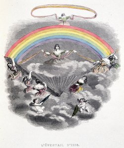 El rango de Iris - en “Otro Mundo” por Grandville de Grandville
