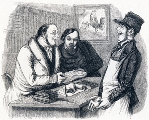 El gallo y la perla (Le coq et la perle) - Fábulas de La Fontaine de Grandville