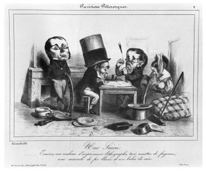 Una incautación, c.1840 de Grandville