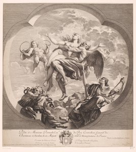 Personificación del Tiempo Revelando la Verdad de Gérard Audran