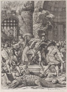 La toma de Alejandría de Gérard Audran