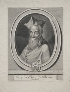Cardenal Jaques Davey Duperron de Gérard Edelinck