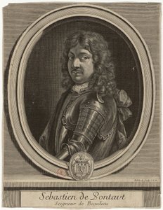 Edelinck - Sébastien de Pontaut Señor de Baulieu de Gérard Edelinck