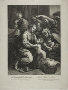 Sagrada Familia de Jesucristo de Gérard Edelinck