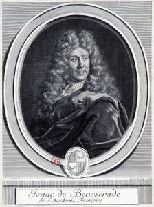 Isaac de Bensserade, de la Academia Francesa de Gérard Edelinck