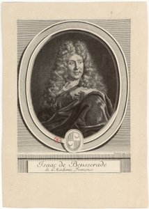 Isaac de Bensserade, de la Academia Francesa de Gérard Edelinck