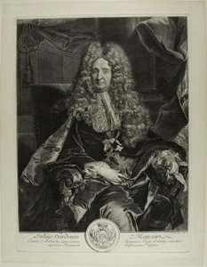 Jules Hardouin Mansart de Gérard Edelinck