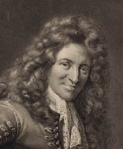 Retrato del laudista y compositor Charles Mouton c. 1626-1710, 1690s de Gérard Edelinck