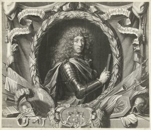 Retrato de Antoine-Armand de Fradet de Saint-Aoust de Gérard Edelinck