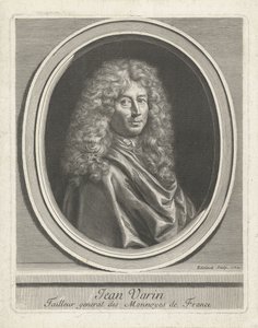 Retrato de Jean Varin de Gérard Edelinck