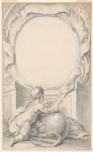 Diseño para el marco que rodea el retrato de Sir Walter Raleigh