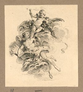 Himeneo y Putto de Gravelot