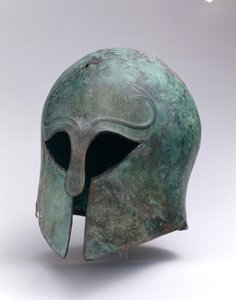 Casco Arcaico de Bronce de Tipo Corintio, c.600-575 a.C.