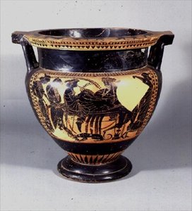 Crátera de columna, Ática, 530-520 a.C.