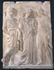 Orfeo, Eurídice y Hermes