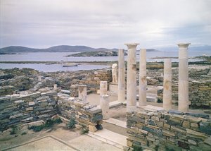 Vista de la Casa de Cleopatra de Greek