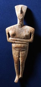Figurilla cicládica, Naxos, c.3000-2000 a.C.