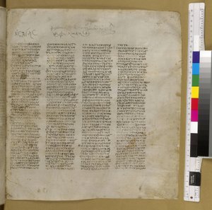 Codex Sinaiticus (vitela) de Greek School