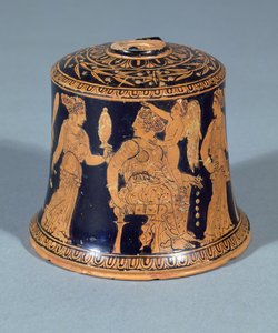 Oinochoe, Grupo Meidian, Ática, 420-410 a.C. (cerámica) de Greek School
