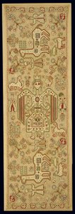 Funda de cojín nupcial, de Lefkas, Islas Jónicas, siglo XVII-XVIII de Greek School