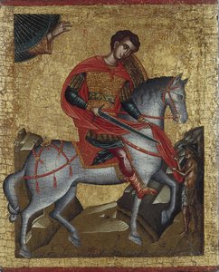 San Martín, c. 1500 de Greek icon.