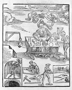 Artes Liberales: La geometría - en “Margarita Philosophica” de Gregor Reisch (1467-1525). Bale