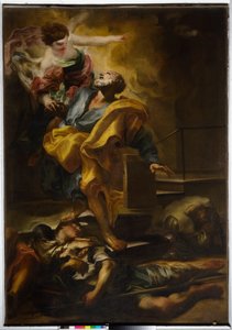 San Pedro el apóstol liberado de la prisión de Gregorio De Ferrari