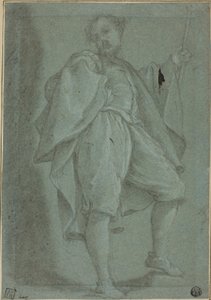 Hombre de Pie con Bastón de Gregorio Pagani