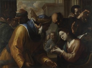 Cristo disputando con los doctores, años 1660 de Gregorio Preti