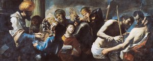 Pilato se lava las manos Cristo ante Pilato, c. 1640 de Gregorio Preti