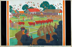 Una feria agrícola doméstica