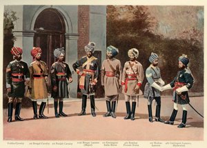 Tipos de caballería india, 1901
