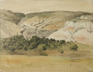 Aul Chirkey, Daguestán, 1841 de Grigori Grigorevich Gagarin