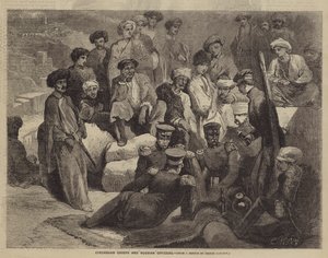 Jefes Circassianos y Oficiales Rusos de Grigori Grigorevich Gagarin
