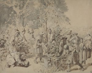 Cosecha de Uvas, Entre 1840 y 1847