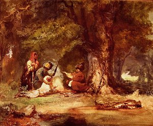 Soldados rusos durante las guerras del Cáucaso de 1817-64 de Grigori Grigorevich Gagarin