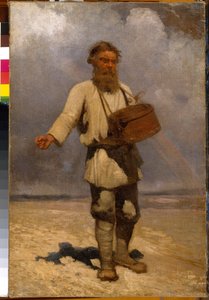 Le semeur. Peinture de Grigori (Grigoriy, Grigory) Grigoryevich Myasoyedov (Myasoedov, Miasoedov) (1834-1911), huile sur toile. de Grigori Grigoryevich Myasoedov