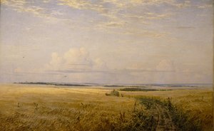Los campos madurando, 1892 de Grigori Grigoryevich Myasoedov