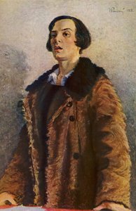 La Presidenta (litografía en color) de Grigory Grigorievich Ryazhsky