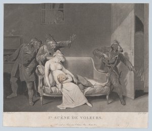 Primera escena de ladrones, ca. 1805