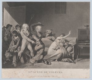 Segunda escena de ladrones, ca. 1805