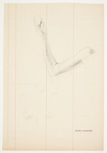 Estudios de un brazo y torso de mujer de Gudrun Traustedt