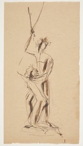 Boceto para grupo de estatuillas de Gudrun Traustedt