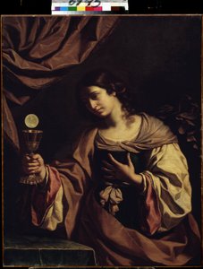 "" Alegoría de la fe "Pintura de Giovanni Francesco Barbieri llamada Il Guercino (El Guerchin) (1591-1666) de Guercino