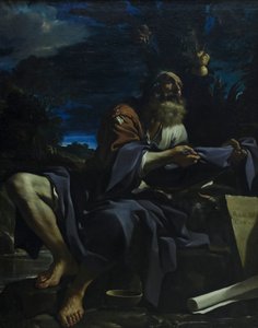 Elías alimentado por cuervos de Guercino (1591 1666)