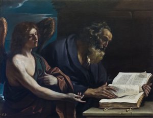 San Mateo y el ángel de Guercino (1591 1666)