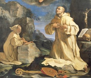 La visión de San Bruno de Guercino