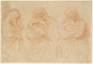 La Virgen llorando: Estudios para el Entierro de Cristo