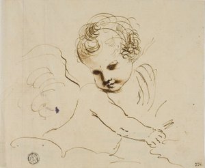Putto en las Nubes